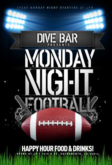 Download this Monday Night Football Dive Bar picture