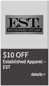 established apparel coupon