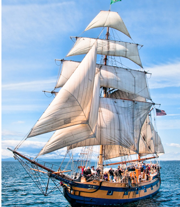 Hawaiian Chieftain Tall Ship in Old Sac, Sacramento