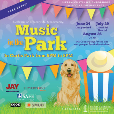 music in the park curtis park sacramento 2018