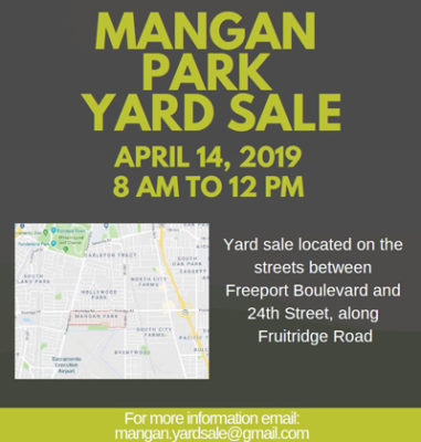 Mangan park yard sale 2019
