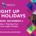 Light Up The Holidays @ DOCO / drone light show + family activities
