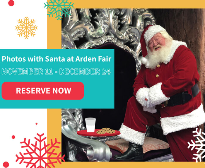 Photos with Santa at Arden Fair – Sacramento
