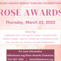 Rose Awards - Albie Aware Breast Cancer Foundation