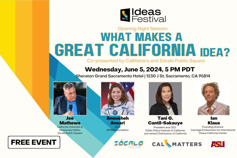 What Makes a Great California Idea? Speaker event