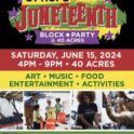 4th Annual Juneteenth Block Part 2024 @ 40 Acres Oak Park