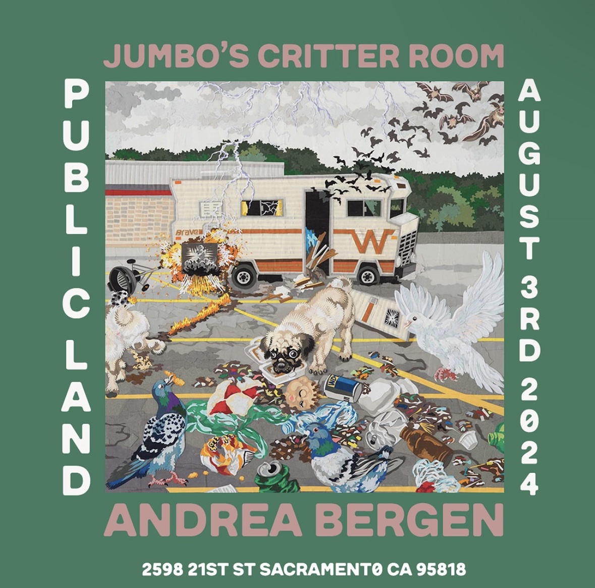 Andrea Bergen art opening/exhibit @ Public Land