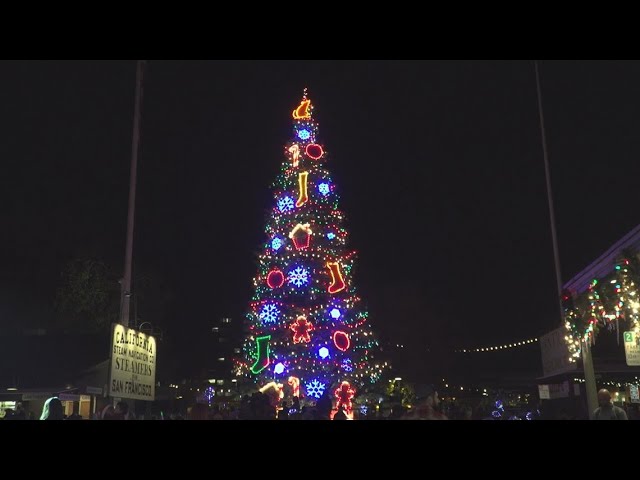 Old Sacramento Tree Lighting Ceremony