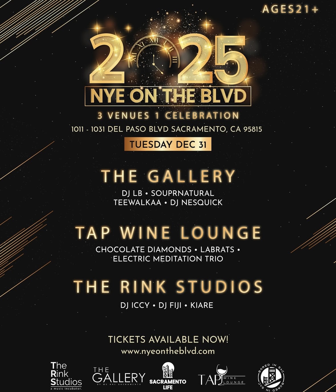 NYE ON THE BLVD