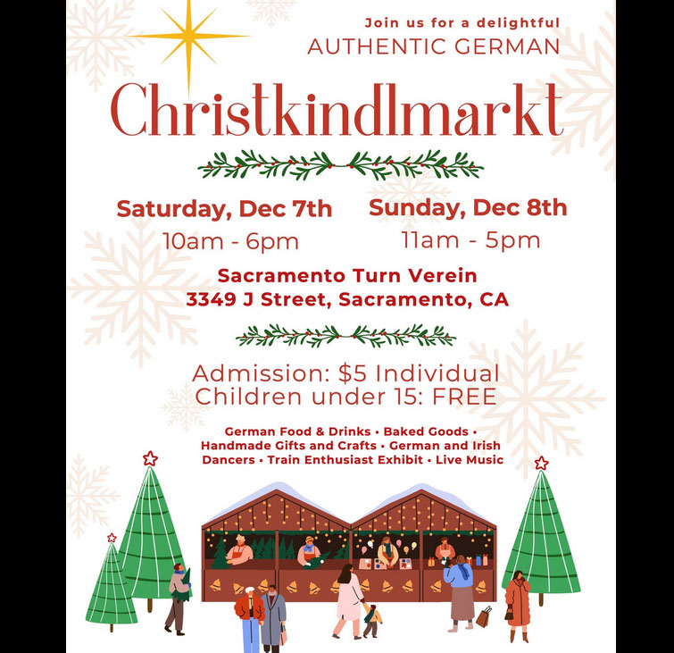 Christkindlmarkt 2024 Sacramento Turn Verein Sacramento