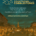 NYE 2025 Countdown on the Cobblestones * 4-10pm