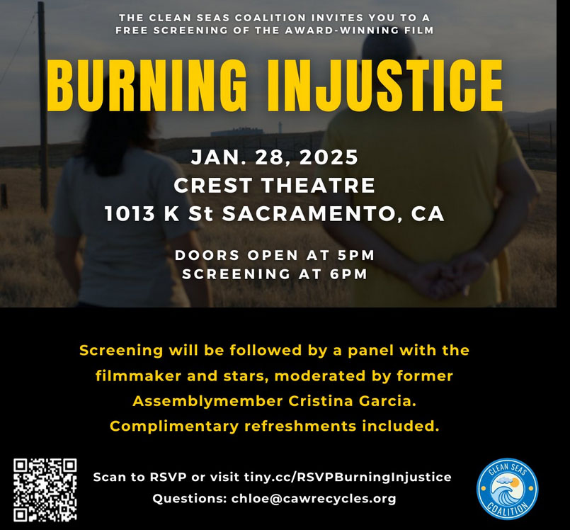 "Burning Injustice" Film Screening and Panel @ Crest